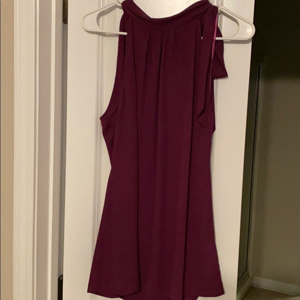 Banana Republic Wine colored sleeveless top